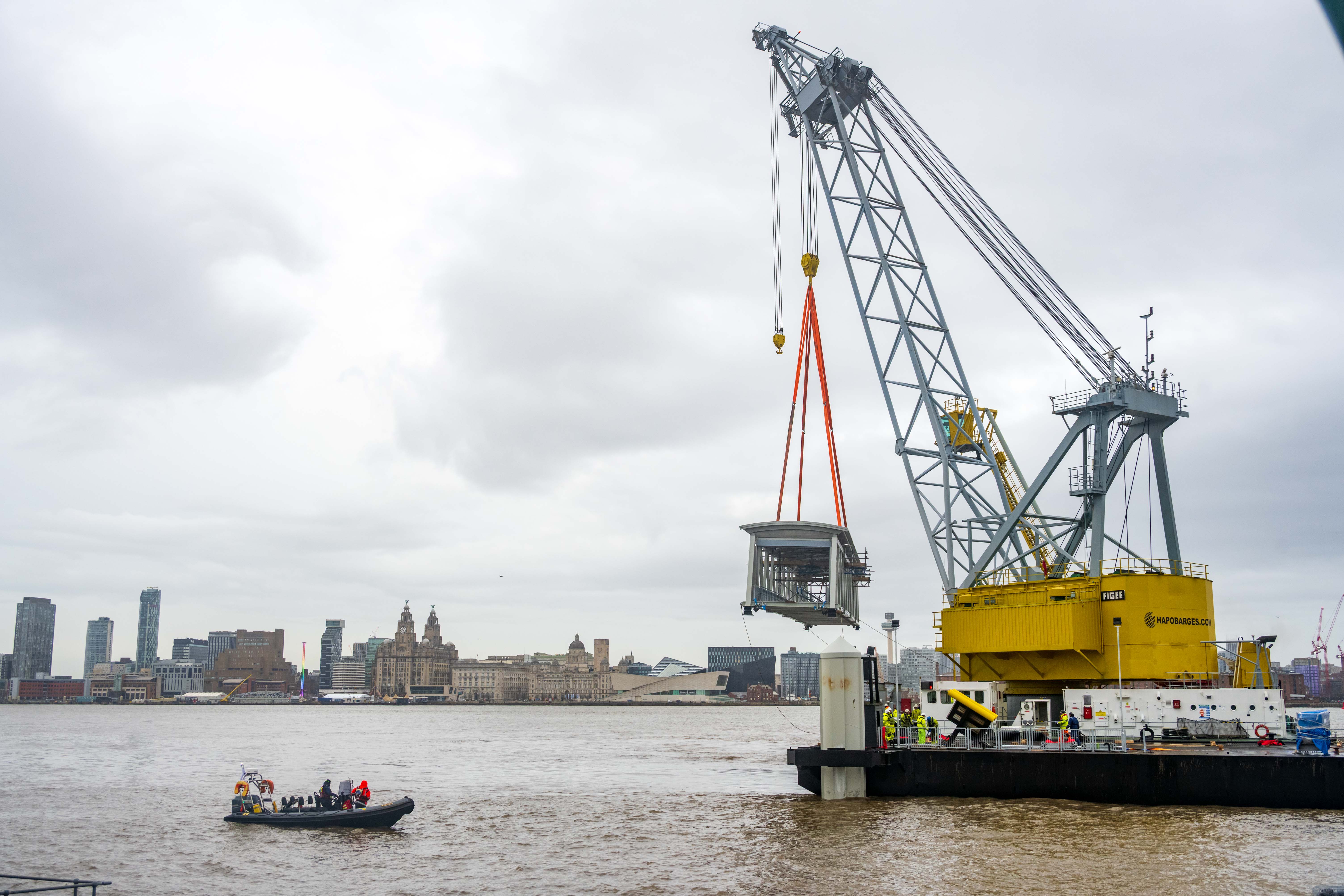 Mersey Milestone: New Woodside Terminal Landing Stage arrives on